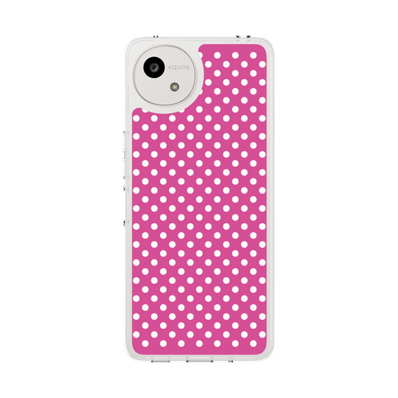 スリムプロテクションケース［ Small Dot - Pink ］