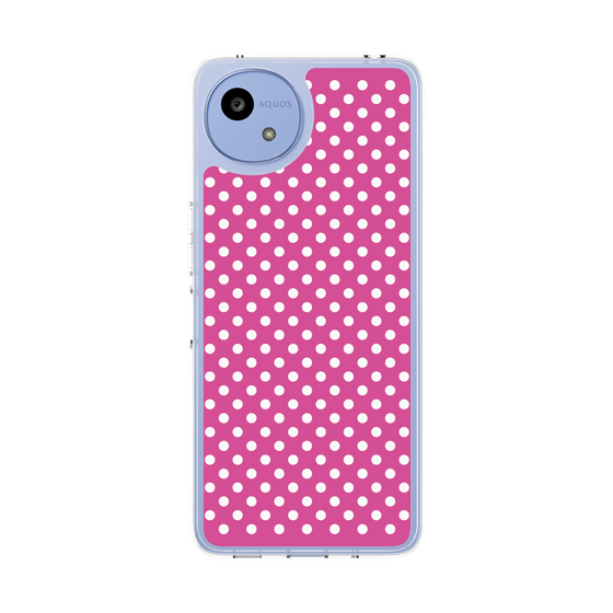 スリムプロテクションケース［ Small Dot - Pink ］