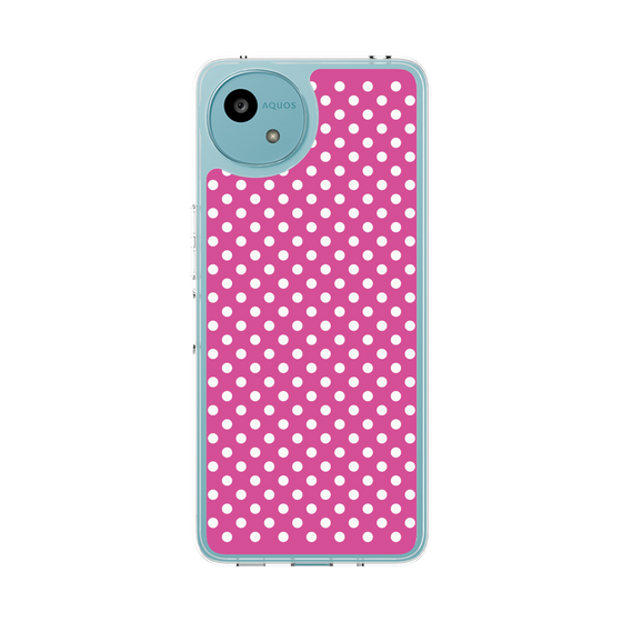 スリムプロテクションケース［ Small Dot - Pink ］