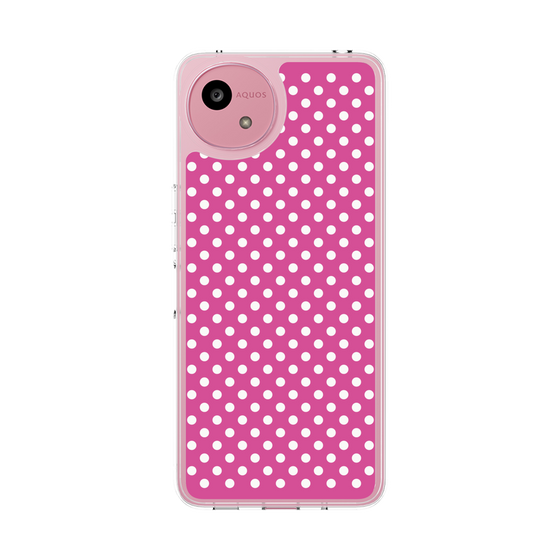 スリムプロテクションケース［ Small Dot - Pink ］