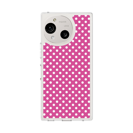 スリムプロテクションケース［ Small Dot - Pink ］
