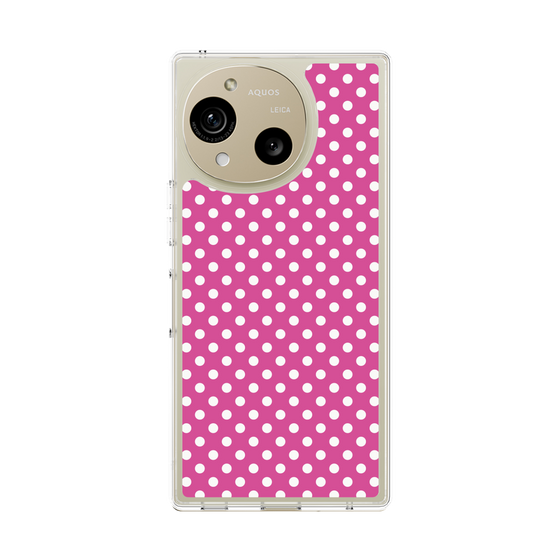 スリムプロテクションケース［ Small Dot - Pink ］
