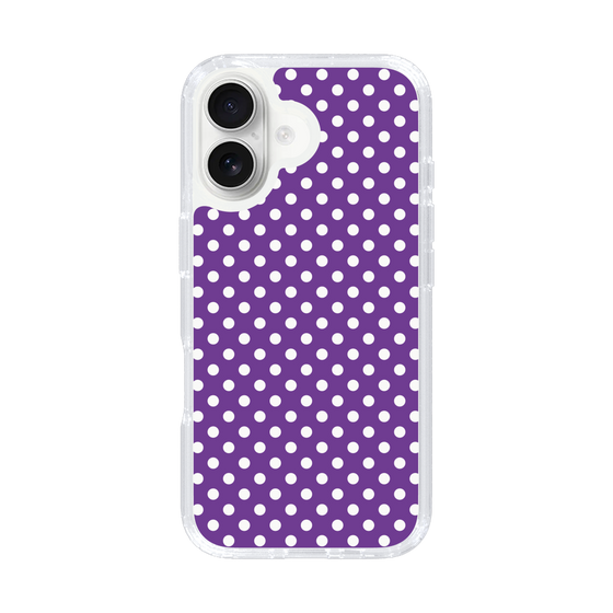 スリムプロテクションケース［ Small Dot - Purple ］