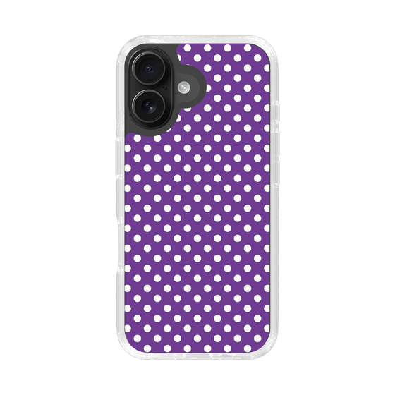 スリムプロテクションケース［ Small Dot - Purple ］