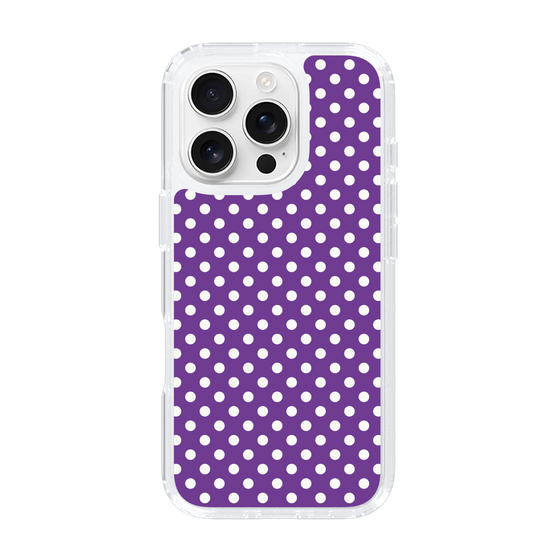 スリムプロテクションケース［ Small Dot - Purple ］