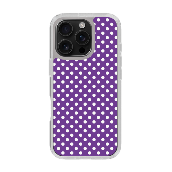 スリムプロテクションケース［ Small Dot - Purple ］