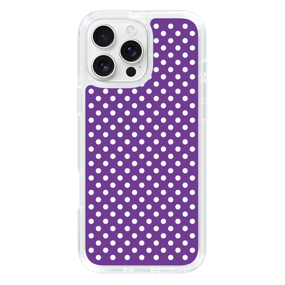 スリムプロテクションケース［ Small Dot - Purple ］