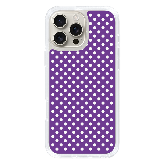 スリムプロテクションケース［ Small Dot - Purple ］