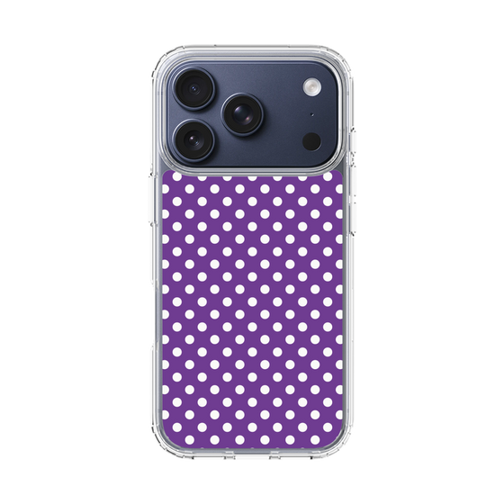 スリムプロテクションケース［ Small Dot - Purple ］