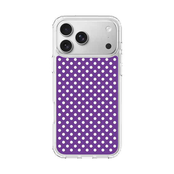 スリムプロテクションケース［ Small Dot - Purple ］