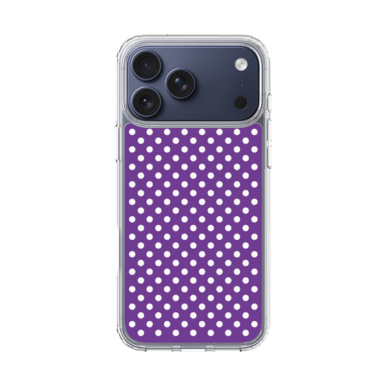 スリムプロテクションケース［ Small Dot - Purple ］