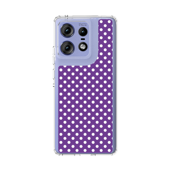 スリムプロテクションケース［ Small Dot - Purple ］