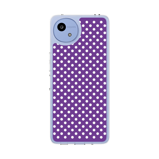 スリムプロテクションケース［ Small Dot - Purple ］