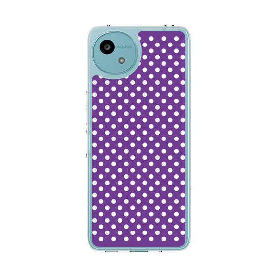 スリムプロテクションケース［ Small Dot - Purple ］