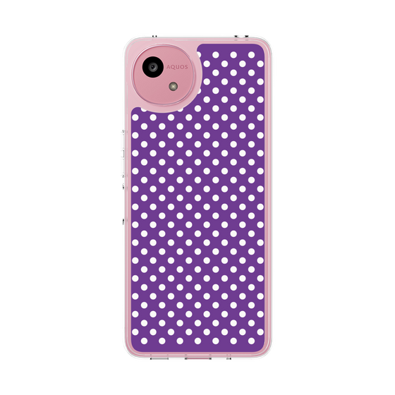スリムプロテクションケース［ Small Dot - Purple ］