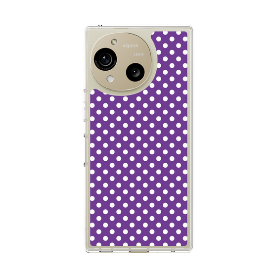 スリムプロテクションケース［ Small Dot - Purple ］