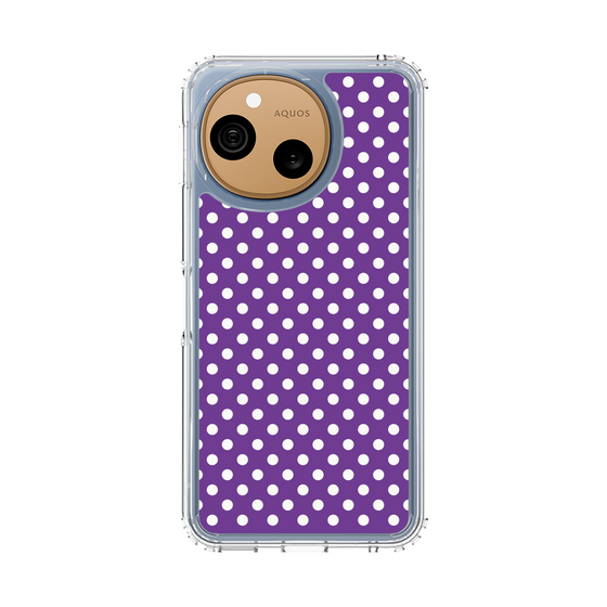 スリムプロテクションケース［ Small Dot - Purple ］