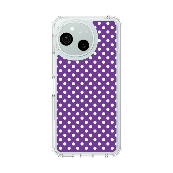 スリムプロテクションケース［ Small Dot - Purple ］