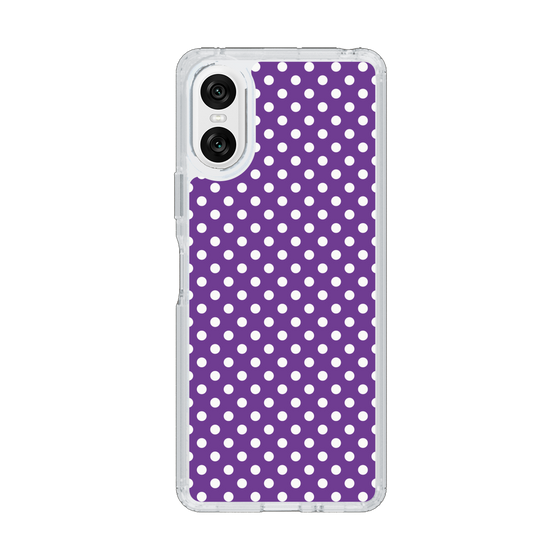 スリムプロテクションケース［ Small Dot - Purple ］