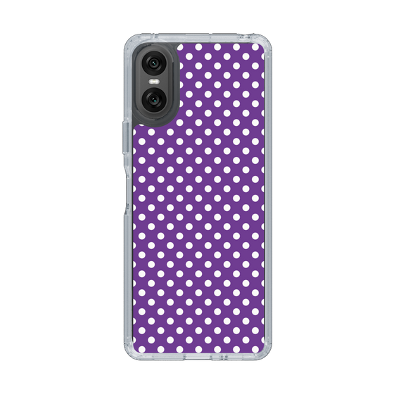 スリムプロテクションケース［ Small Dot - Purple ］