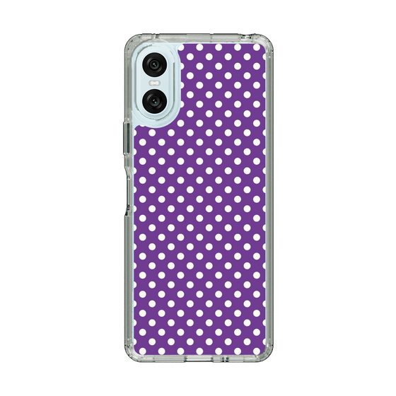 スリムプロテクションケース［ Small Dot - Purple ］