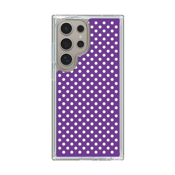 スリムプロテクションケース［ Small Dot - Purple ］