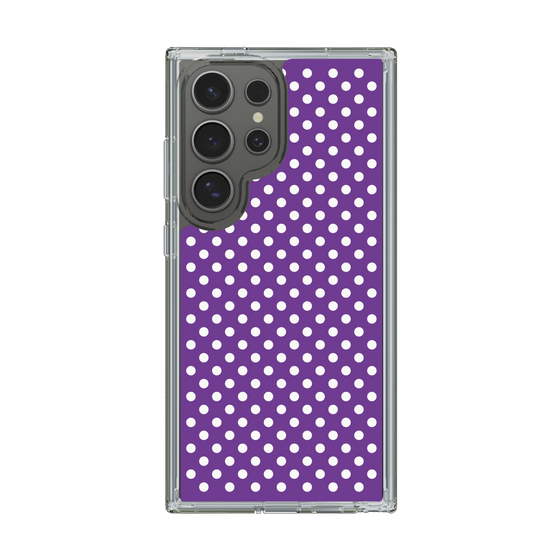 スリムプロテクションケース［ Small Dot - Purple ］