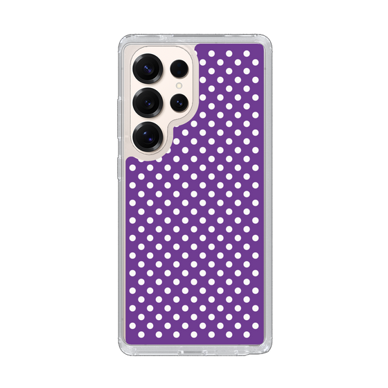 スリムプロテクションケース［ Small Dot - Purple ］