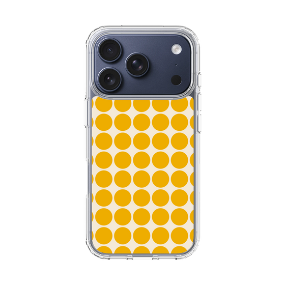 スリムプロテクションケース［ Big Dot - Yellow ］