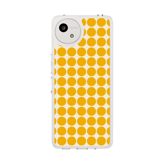スリムプロテクションケース［ Big Dot - Yellow ］