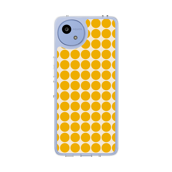 スリムプロテクションケース［ Big Dot - Yellow ］
