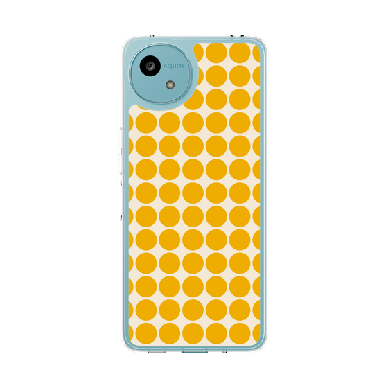 スリムプロテクションケース［ Big Dot - Yellow ］
