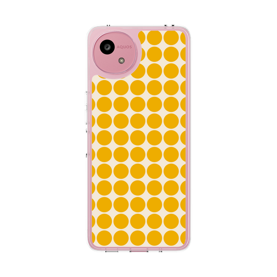 スリムプロテクションケース［ Big Dot - Yellow ］