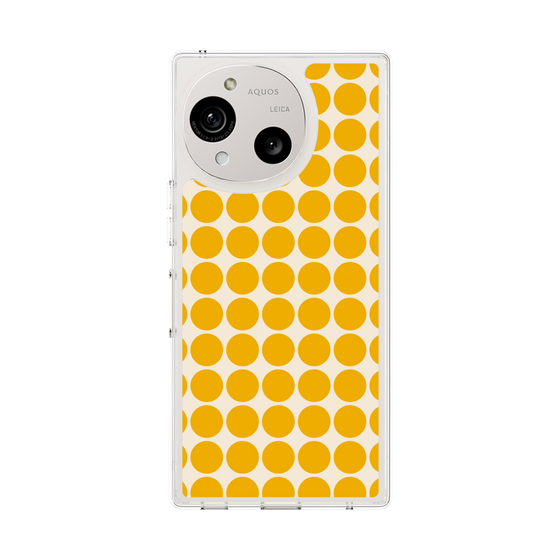 スリムプロテクションケース［ Big Dot - Yellow ］