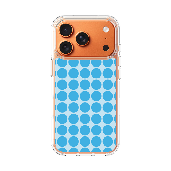 スリムプロテクションケース［ Big Dot - Blue ］