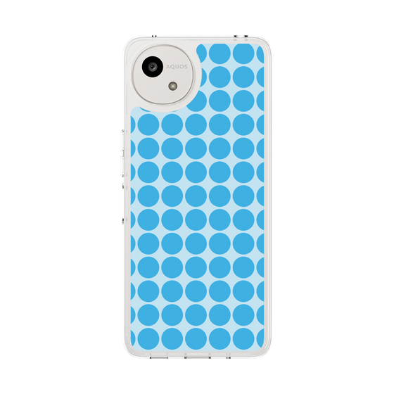 スリムプロテクションケース［ Big Dot - Blue ］