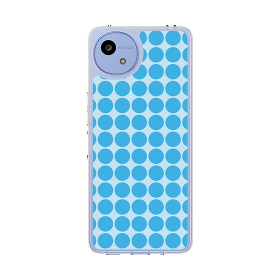 スリムプロテクションケース［ Big Dot - Blue ］