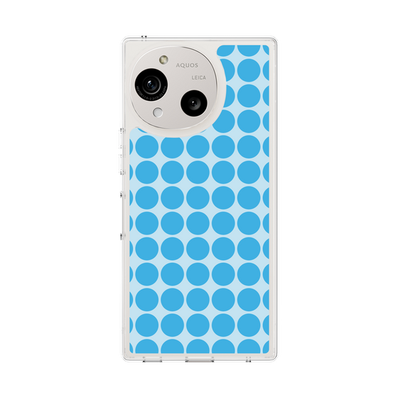 スリムプロテクションケース［ Big Dot - Blue ］
