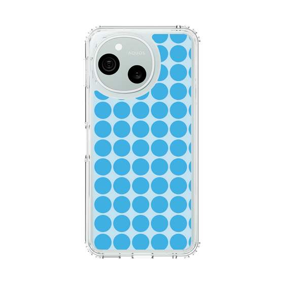 スリムプロテクションケース［ Big Dot - Blue ］