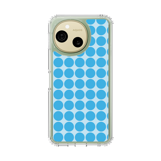 スリムプロテクションケース［ Big Dot - Blue ］