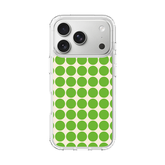 スリムプロテクションケース［ Big Dot - Green ］