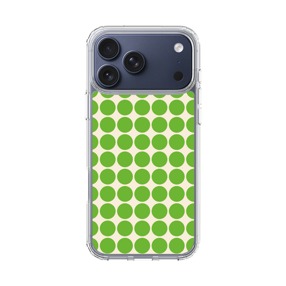 スリムプロテクションケース［ Big Dot - Green ］