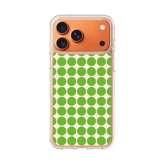 スリムプロテクションケース［ Big Dot - Green ］
