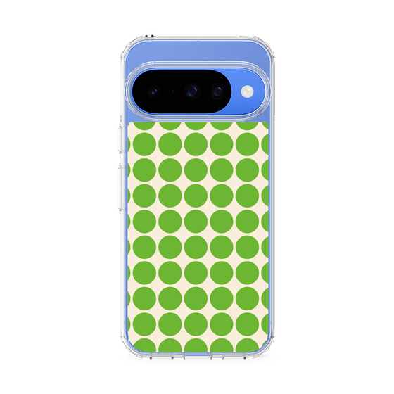 スリムプロテクションケース［ Big Dot - Green ］