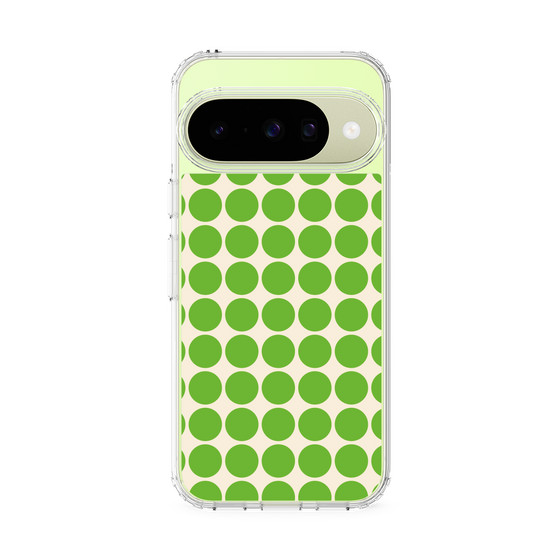 スリムプロテクションケース［ Big Dot - Green ］