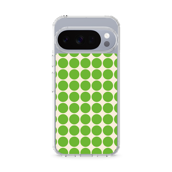 スリムプロテクションケース［ Big Dot - Green ］