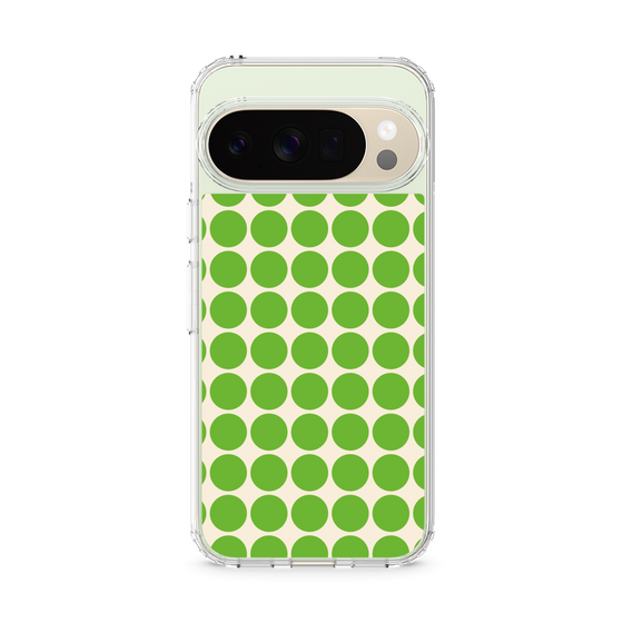 スリムプロテクションケース［ Big Dot - Green ］