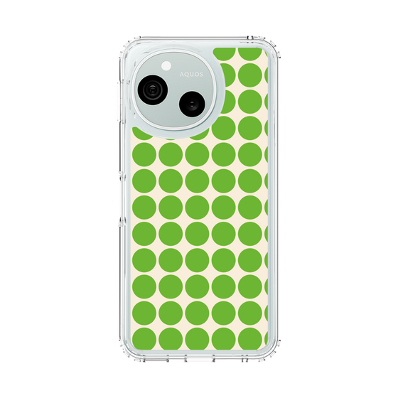 スリムプロテクションケース［ Big Dot - Green ］
