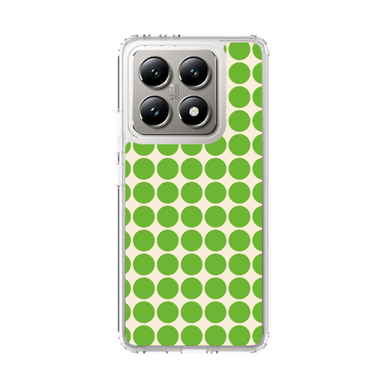 スリムプロテクションケース［ Big Dot - Green ］