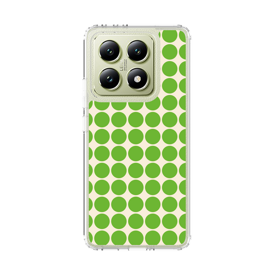 スリムプロテクションケース［ Big Dot - Green ］